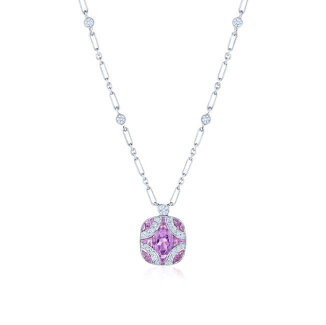 Louis Vuitton Sapphire and Diamond Necklace