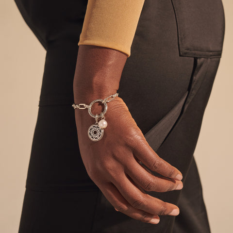 John Hardy Padma Amulet Keyring Bracelet BU900853