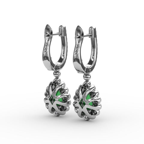 FANA Emerald and Diamond Drop Earrings ER1767E