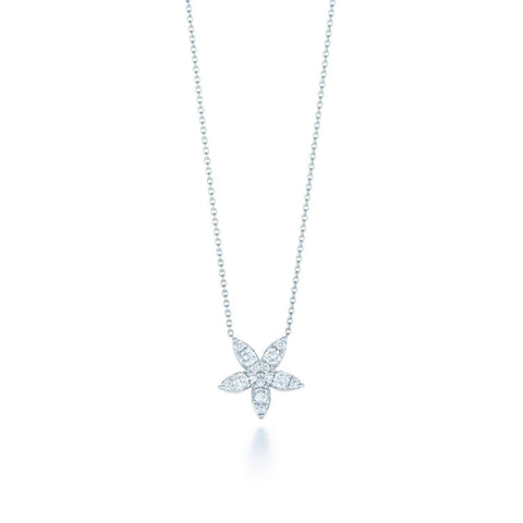 KWIAT Sunburst Star Pendant with Diamonds N-9455-0-DIA-18KW