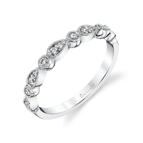 Sylvie Stackable Band - B0026 - Chalmers Jewelers