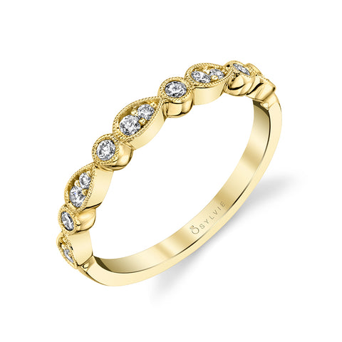 Sylvie Stackable Band - B0026 - Chalmers Jewelers