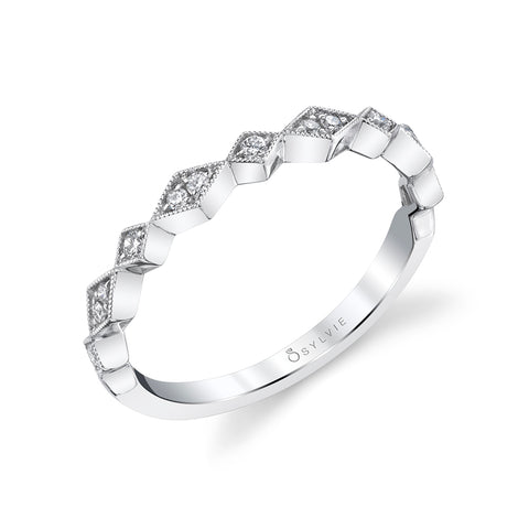 Stackable Wedding Band B0079-WG - Chalmers Jewelers