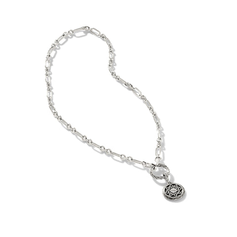 John Hardy Padma Amulet Keyring Necklace NU900851