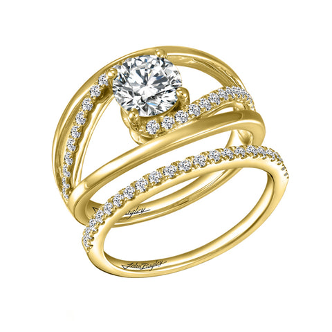 John Bagley Signature Diamond Engagement Ring #266832 - Chalmers Jewelers