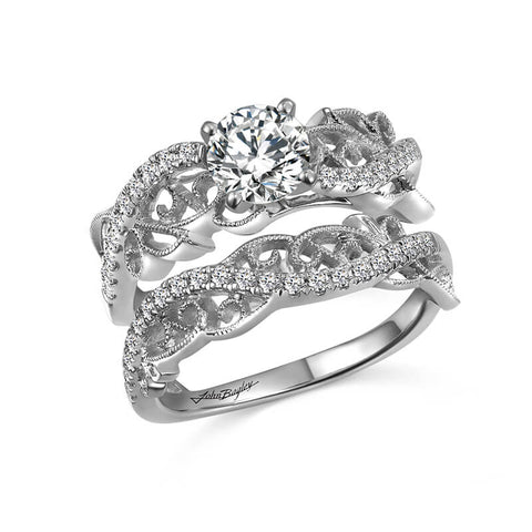 Classic Diamond Engagement Ring With Milgrain Details #285312 - Chalmers Jewelers