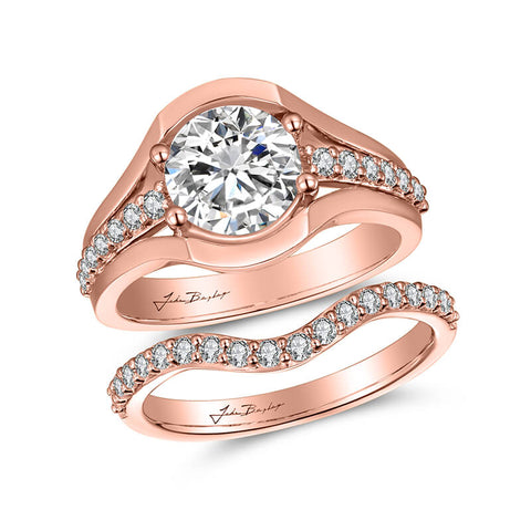 John Bagley Classic Diamond Engagement Ring #301597 - Chalmers Jewelers