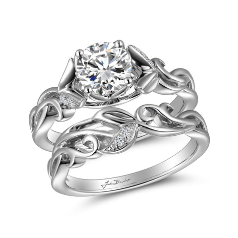 Signature John Bagley Leaves Engagement Ring #316377 - Chalmers Jewelers