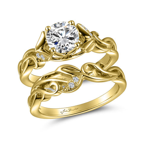 Signature John Bagley Leaves Engagement Ring #316377 - Chalmers Jewelers