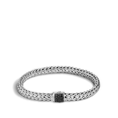 Classic Chain Bracelet with Black Sapphire - Chalmers Jewelers