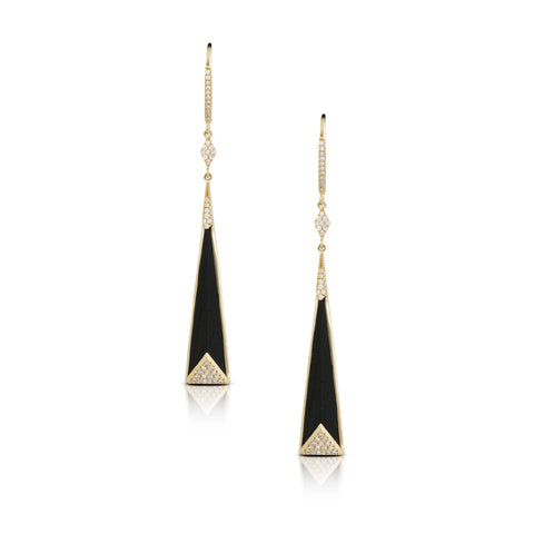 Black Onyx Dangle Earrings - Chalmers Jewelers