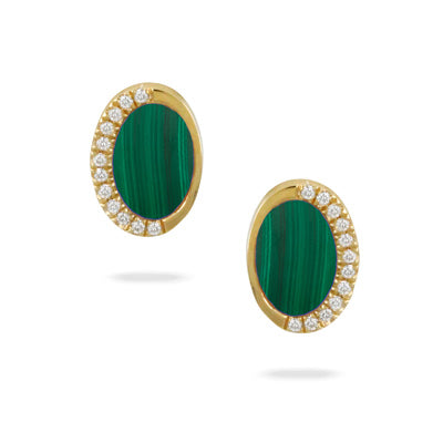 Doves Malachite Earrings E8487MC