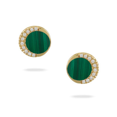 Doves Malachite Earrings E8488MC