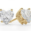 18k 6.03 CTW Heart Diamond Earrings