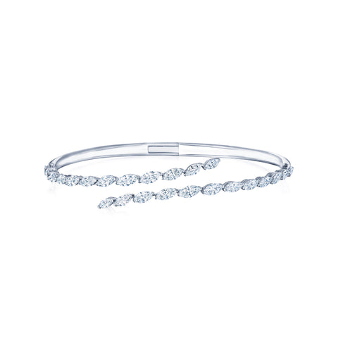 Kwiat Eclipse Marquise Diamond Bangle - Chalmers Jewelers