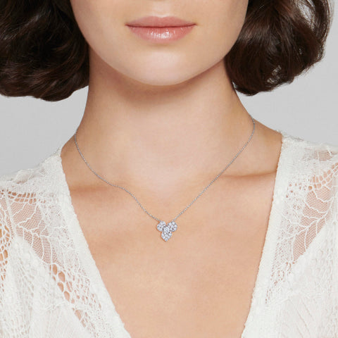 KWIAT Floral Collection Pendant with Diamonds N-9834-0-DIA-18KW