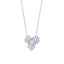 KWIAT Floral Collection Pendant with Diamonds N-9834-0-DIA-18KW