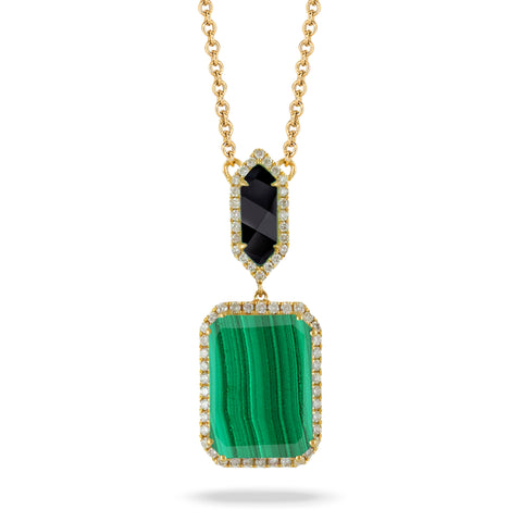 Malachite and Black Onyx Necklace - Chalmers Jewelers