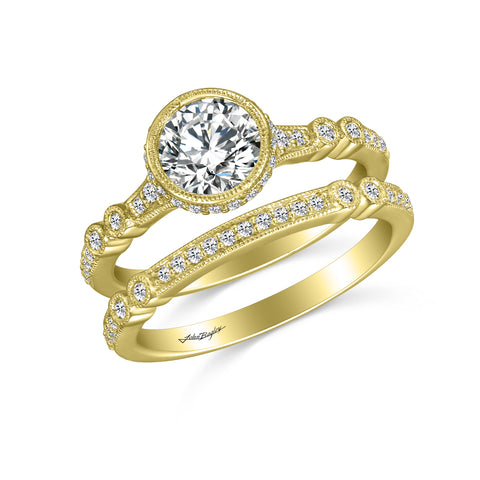 John Bagley Classic Wedding Band With Milgrain Details #338821 - Chalmers Jewelers