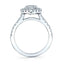 Pear Shaped Engagement Ring With Halo S1199-PS - Chalmers Jewelers