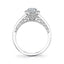 Halo Engagement Ring S2133 - Chalmers Jewelers