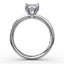 Fana Channel Set Baguette Engagement Ring 3289