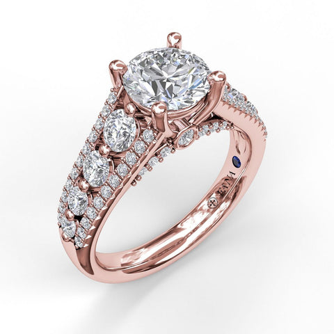 Fana Gorgeous Couture Engagement Ring 3396