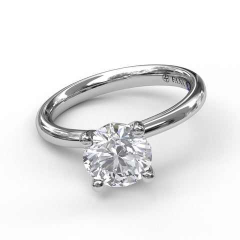 Fana Timeless Round Cut Solitaire Engagement Ring 3933