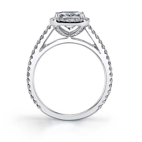 Oval Shaped Halo Engagement Ring SY590-OV - Chalmers Jewelers