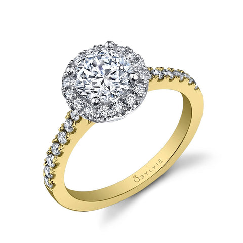 Classic Engagement Ring Two Tone SY999-RB-TT - Chalmers Jewelers
