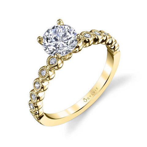 Round Solitaire Engagement Ring S1512 - Chalmers Jewelers