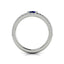 Vlora Sofia 14k White Gold Diamond and Sapphire Ring VR60135S