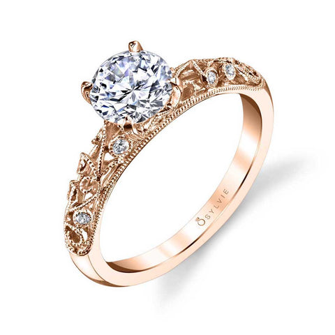 Vintage Inspired Engagement Ring S1500 - Chalmers Jewelers