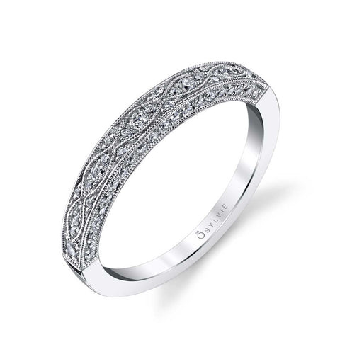 Vintage Inspired Wedding Band BS1409 - Chalmers Jewelers