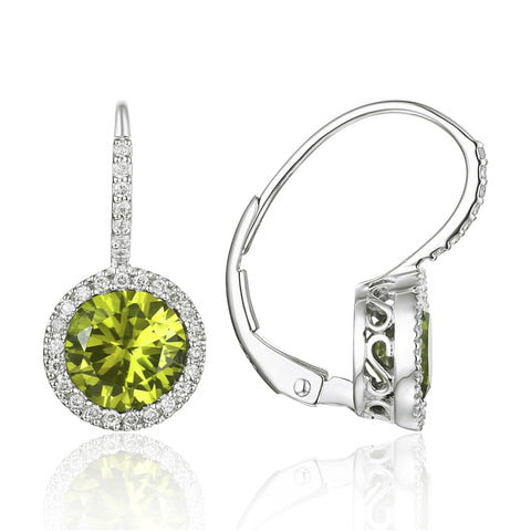 PERIDOT 14K GOLD EARRINGS