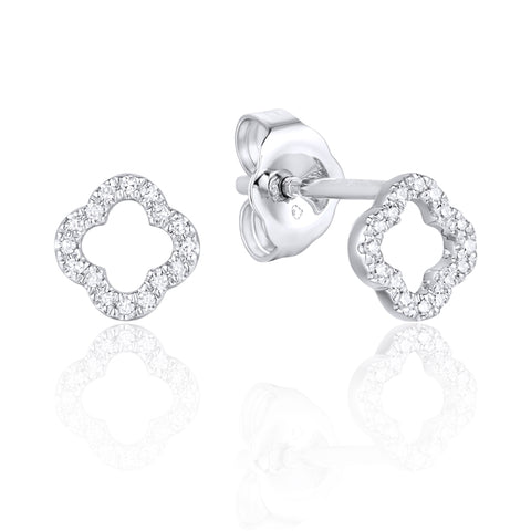 Luvente 14k Gold Diamond Stud Earring E03833