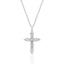 Luvente 18k Diamond Cross Necklace N03248