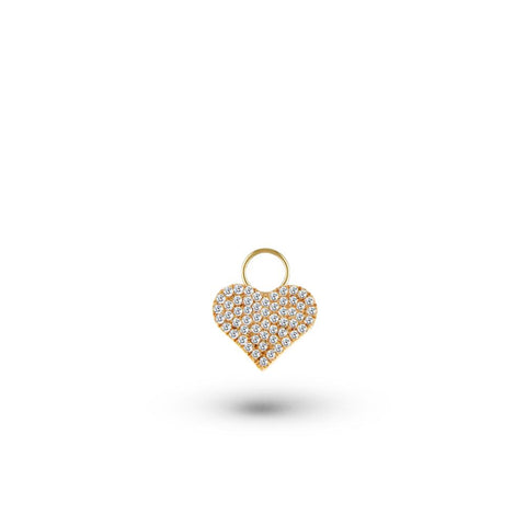 Diamond Heart Charm