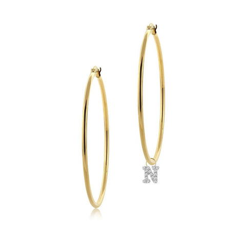 Diamond Initial Charm