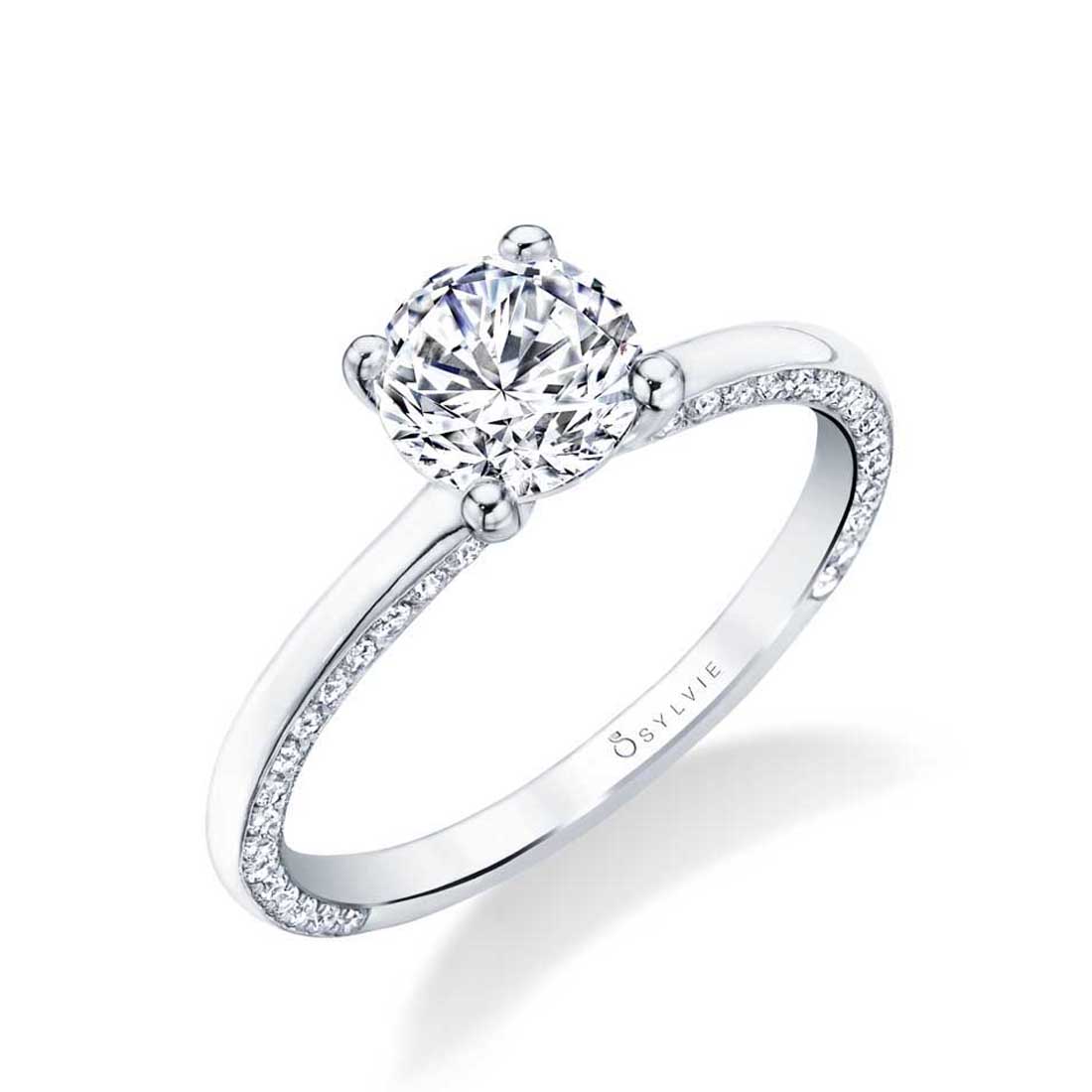 Modern solitaire engagement deals rings