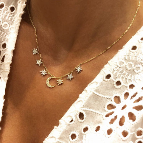 Celestial Diamond Necklace