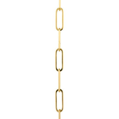 Doves 18k Yellow Gold Paperclip Chain PAPER-M-18