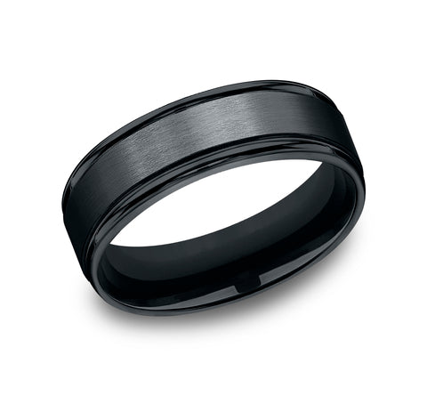 Benchmark Black Cobalt 7mm Band RECF7702SBKCC10