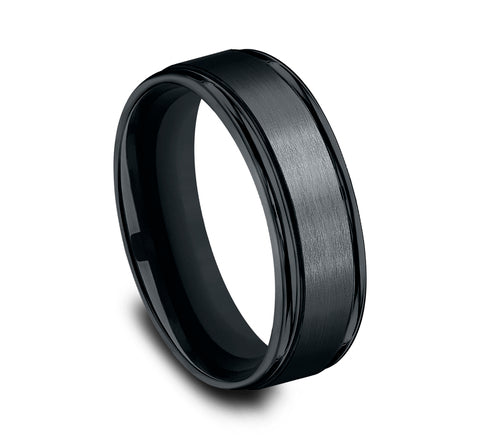 Benchmark Black Cobalt 7mm Band RECF7702SBKCC10