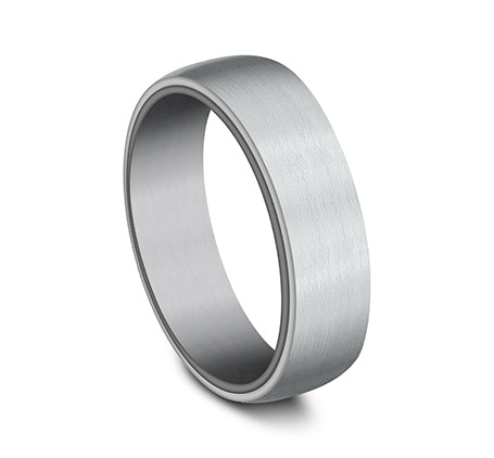 Benchmark 14k White Gold and Tantalum 6.5mm Band RIRCF986561GTA14KW10