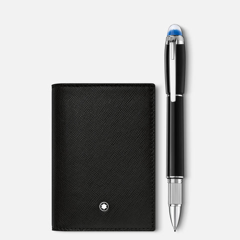 Montblanc Set with StarWalker Fineliner and Sartorial Business Card Holder MB130450