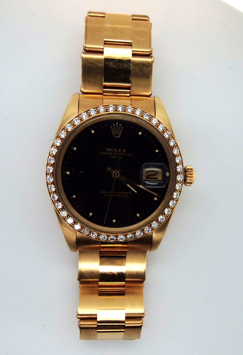 Pre-Owned 14k Rolex Oyster Perpetual Date (34mm) 1503