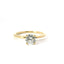 14KT YELLOW GOLD ROUND DIAMOND SOLITAIRE ENGAGEMENT RING 100-04224