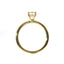 14KT YELLOW GOLD ROUND DIAMOND SOLITAIRE ENGAGEMENT RING 100-04224