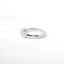 14K White Gold and Natural Oval Diamond Band